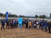 Comisión Nacional de Riego y regantes del canal Bellavista inauguran anhelado tranque que mejorará el riego de 38 agricultores