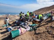 Municipio retira rucos y 60 toneladas de escombros en sector de avenida circunvalación al costado de la ruta A-16