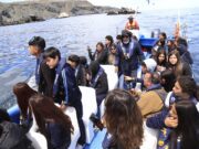 Estudiante de Freirina y Cachiyuyo participaron del lanzamiento de la temporada de avistamiento de Cetáceos 2025-2026