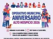 Operativo municipal por los 22 años de Alto Hospicio