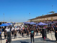 Salud municipal reúne a más de 200 personas en masiva celebración del Día Mundial de la Actividad Física en Alto Hospicio