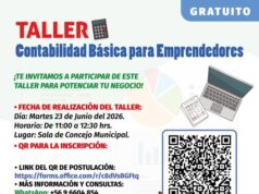 Municipio invita a emprendedores de Alto Hospicio a participar en taller gratuito de contabilidad básica