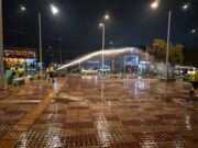 Municipio realiza limpieza mensual del sector del Gimnasio Techado