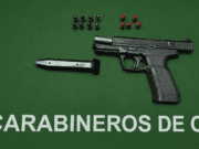 DURANTE LA NOCHE CARABINEROS DETUVO A TRES PERSONAS POR PORTE DE ARMA DE FUEGO