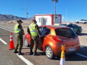 CARABINEROS RESGUARDA SEGURIDAD EN EL POBLADO DE TARAPACÁ