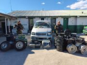 Carabineros incauta repuestos y accesorios de vehículos de contrabando
