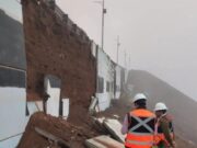 MOP evalúa estado de muros TEM de la Ruta A-16 tras precipitaciones registradas en Tarapacá