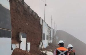 MOP evalúa estado de muros TEM de la Ruta A-16 tras precipitaciones registradas en Tarapacá