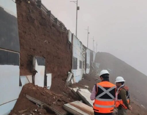 MOP evalúa estado de muros TEM de la Ruta A-16 tras precipitaciones registradas en Tarapacá