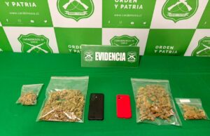 Carabineros OS7 Iquique detiene a dos personas por microtráfico de drogas en Alto Hospicio