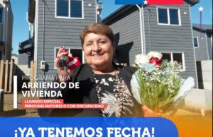 El próximo 8 de septiembre se podrá postular al subsidio de arriendo para personas mayores y personas con discapacidad