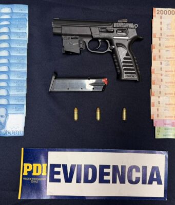 PDI detiene a adolecente por porte de armas en Iquique