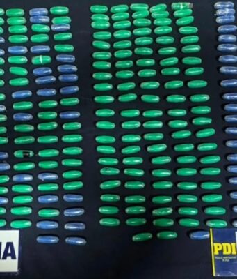 Trabajo coordinado entre PDI y Aduanas, permite detención de 6 personas y la incautación de más de 10 kilos de droga