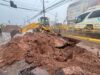 Municipio finaliza reparación de socavón en avenida Las Américas