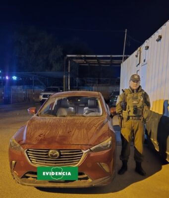 Carabineros recupera en Pozo Almonte vehículo robado en Iquique