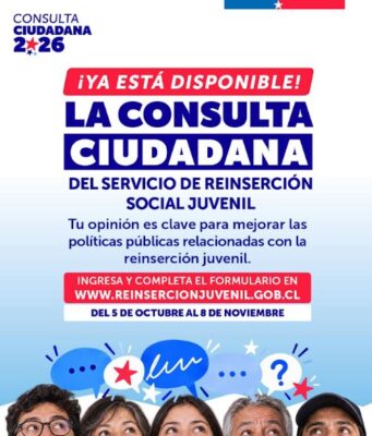 Servicio Nacional de Reinserción Social Juvenil inicia segunda Consulta Ciudadana que busca fortalecer sus programas