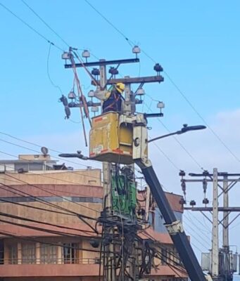 CGE refuerza la red eléctrica en el sector sur de Iquique con nuevas obras y conexión de clientes