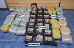 Trabajo coordinado entre PDI y Aduanas permite sacar de circulación más de 308 kilos de droga en una semana