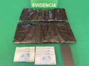 Can policial delató a pasajera que viajaba con más de dos kilos de pasta base