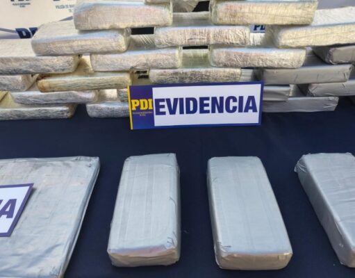 En prisión preventiva quedaron tres sujetos detenidos con más de 38 kilos de ketamina