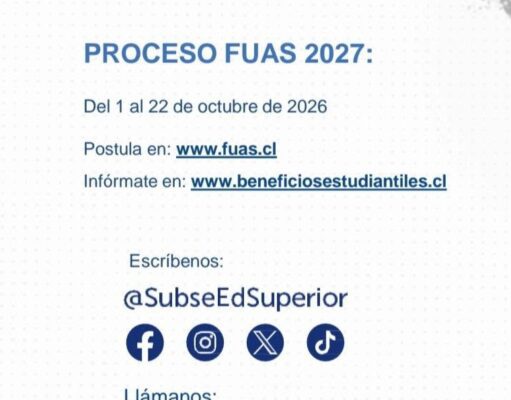 Últimos días para postular al FUAS 2027 Y acceder a beneficios para la educación superior