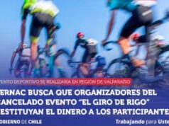 SERNAC BUSCA QUE ORGANIZADORES DEL CANCELADO EVENTO “EL GIRO DE RIGO” RESTITUYAN EL DINERO A LOS PARTICIPANTES
